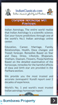 Mobile Screenshot of indianastro.indianclassicals.com